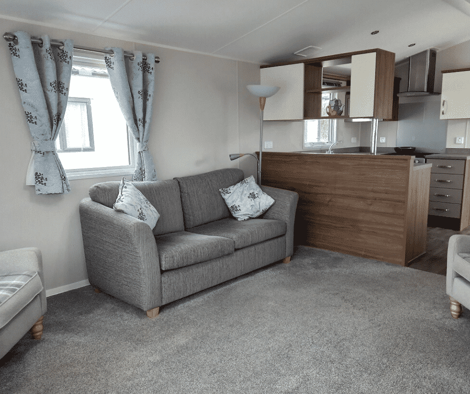 Willerby Avonmore living room and kitchen